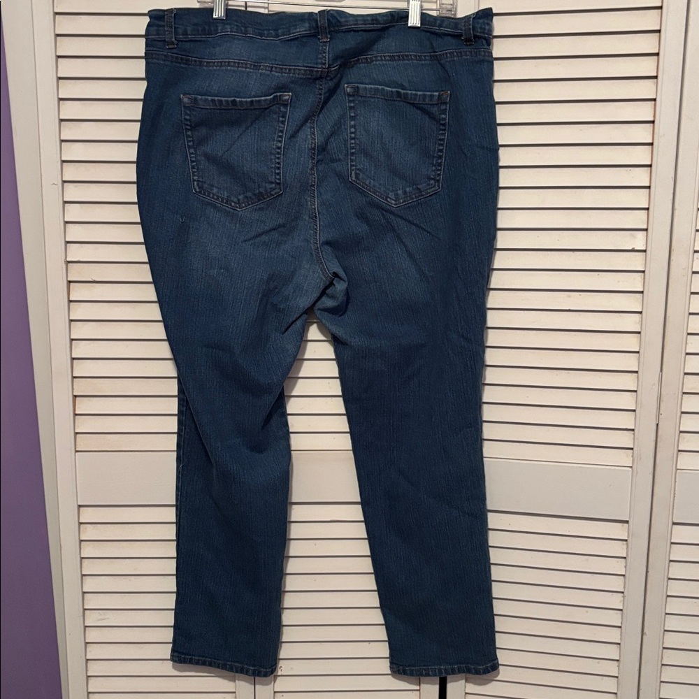 Style & Co. Blue straight leg jeans Size 20W